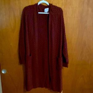 Pink rose plush kimono